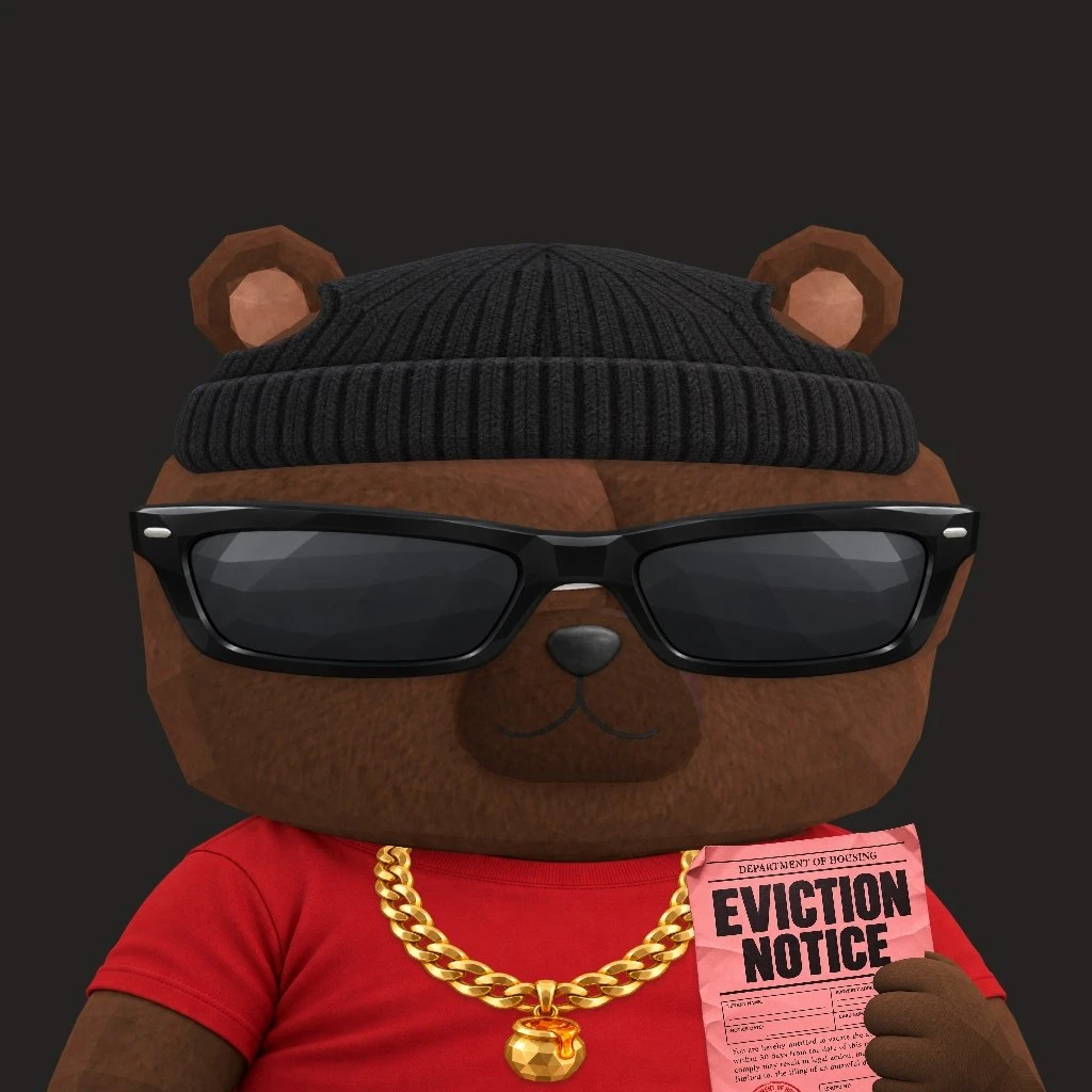 Bobo eviction notice gold chain