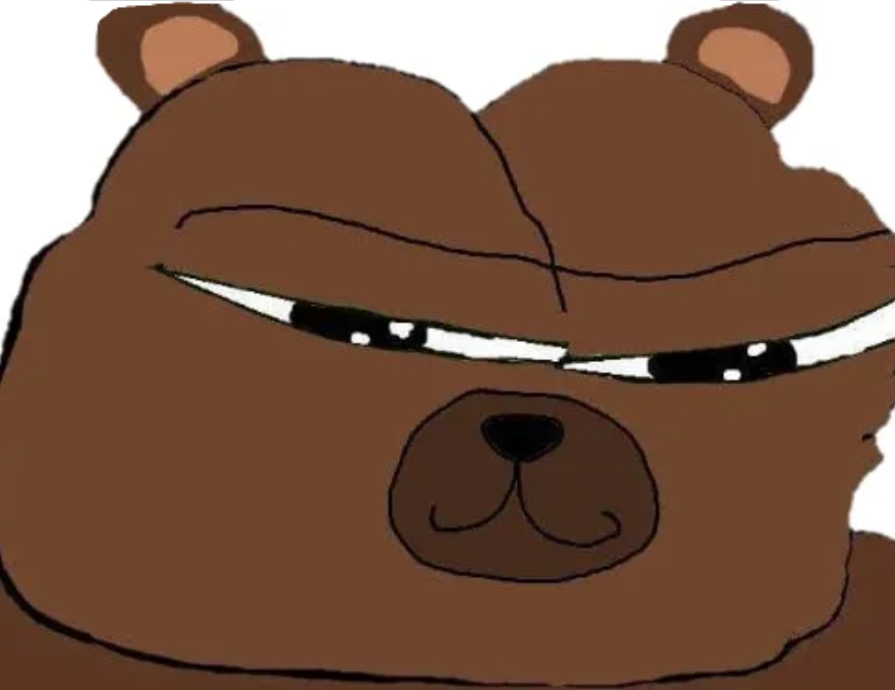 Bobo Bear bear market meme mugshot
